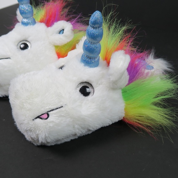 ASOS Nevada Sky Unicorn Slippers size Large New! - Picture 3 of 10